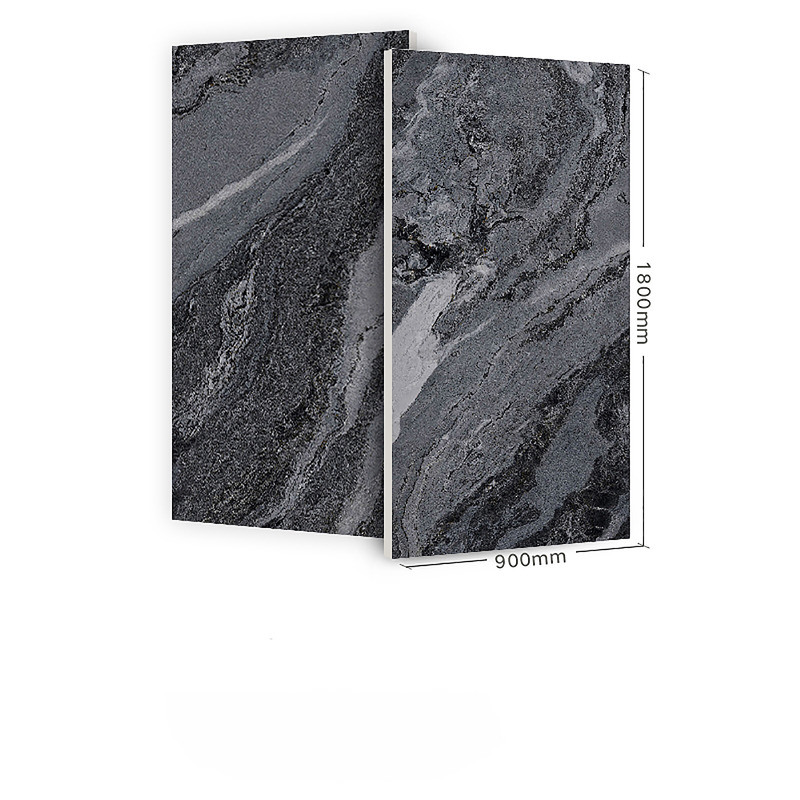 Moderno Black Stone olhar 900X1800mm azulejos de chão para interiores e exteriores