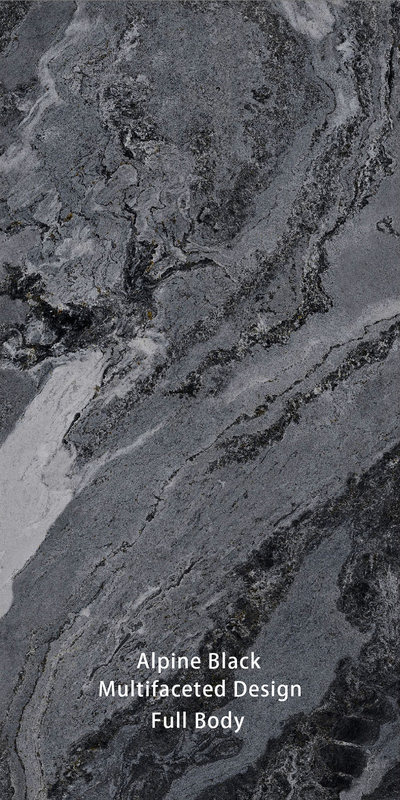 Pedra moderna olhar porcelana piso e telhas de parede com acabamento brilhante ou fosco