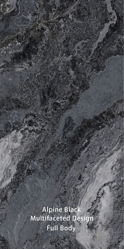 Pedra moderna olhar porcelana piso e telhas de parede com acabamento brilhante ou fosco