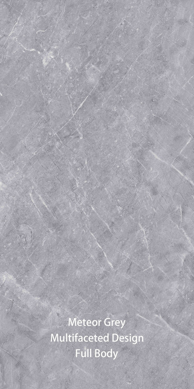 600X1200mm Imitação de pedra moderna azulejos de porcelana esmaltados cinza para quarto interno / externo