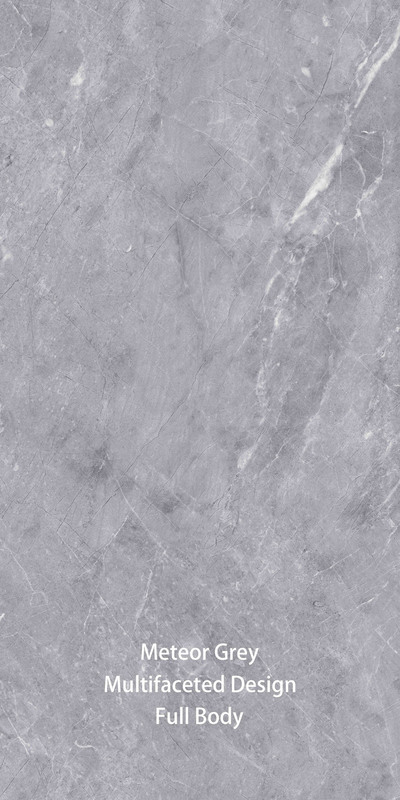 600X1200mm Imitação de pedra moderna azulejos de porcelana esmaltados cinza para quarto interno / externo