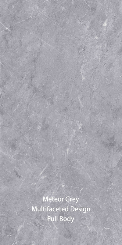 600X1200mm Imitação de pedra moderna azulejos de porcelana esmaltados cinza para quarto interno / externo