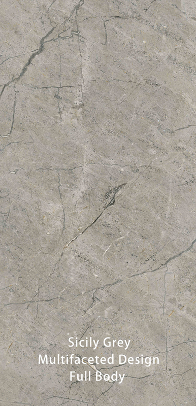 600 X 1200 MM Pedra texturizada de imitação de superfície cinza vintage azulejos de banheiro modernos