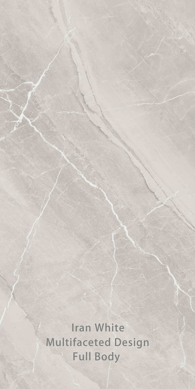 Modernas telhas de porcelana com padrão de mármore para pisos internos e externos