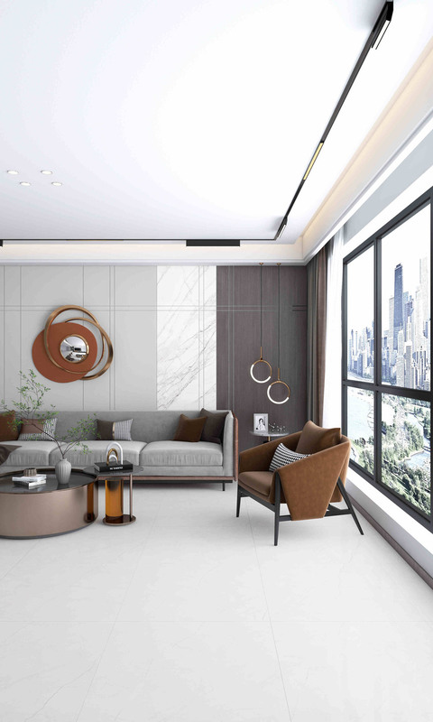 800x800mm Pedra olha porcelana moderna azulejos para decoração de parede do chão